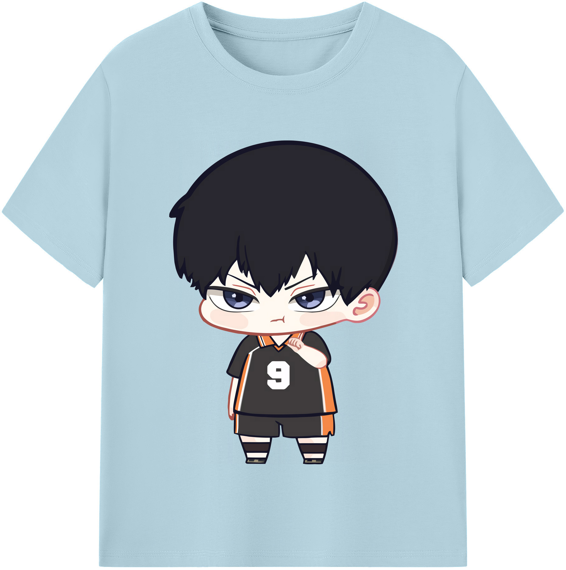 （画像用） ハイキュー!! Haikyu!! 綿100％半袖Tシャツ（フロントプリント）